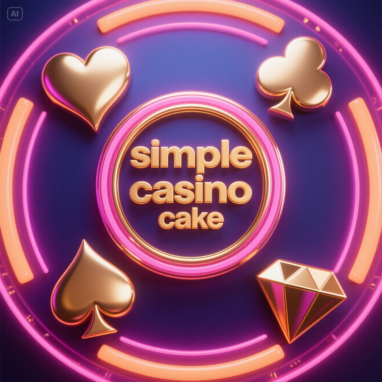 simple casino cake